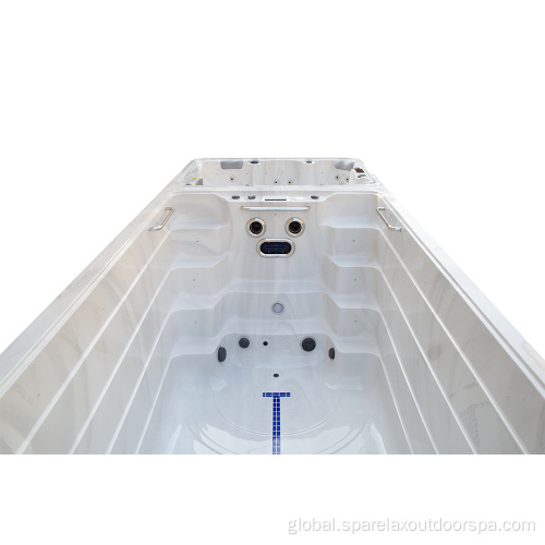 Outdoor Dual Zone Swim Spa Pool With CE